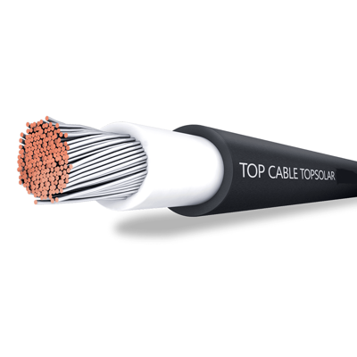 Cablu solar Topsolar H1Z2Z2-K 1X6 Cca negru T500