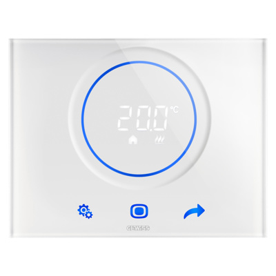 KNX/EASY ICE THERMOSTAT WALL-MOUNT. WH.