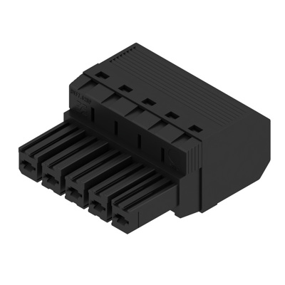 PCB plug-in connector 7.62 mm, Number of poles: 5,PUSH IN without actuator, Tension-clamp connection
