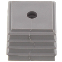 Slotted cable grommet (Cable entries system), 4 mm, 5 mm, -40 °C, 90 °C, TPE, Light Grey